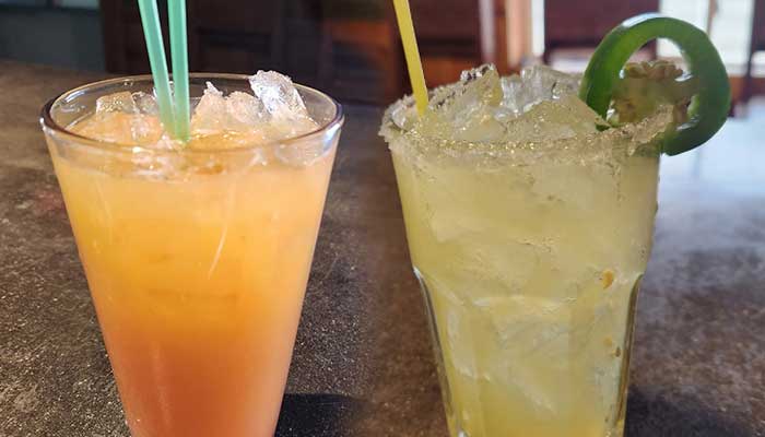 Specialty cocktails and mocktails served The Hideout restaurant and bar in Stacy, MN